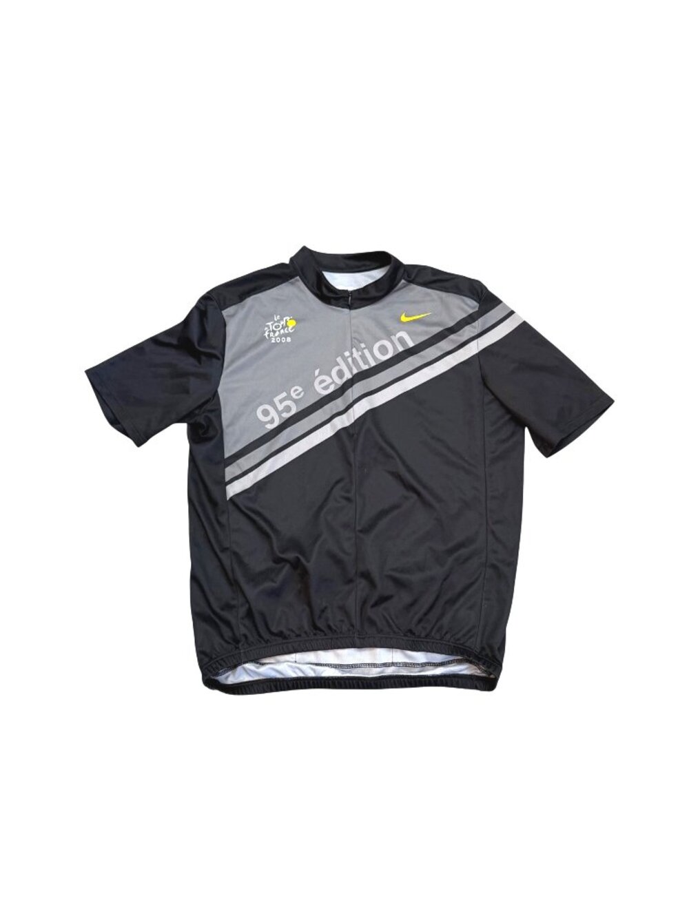 Nike Men's Cycling Jersey Top Sz XL Rare Find Athletic Tour De France 2008 Italy